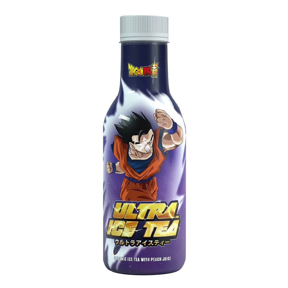 Drink Organic Ice Tea with Peach Juice Dragon Ball Super Gohan