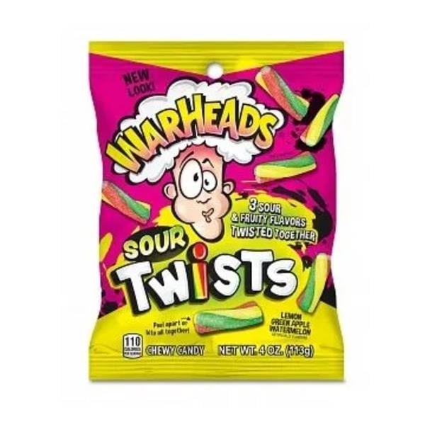 Candy Warheads Sour Twists 113gr