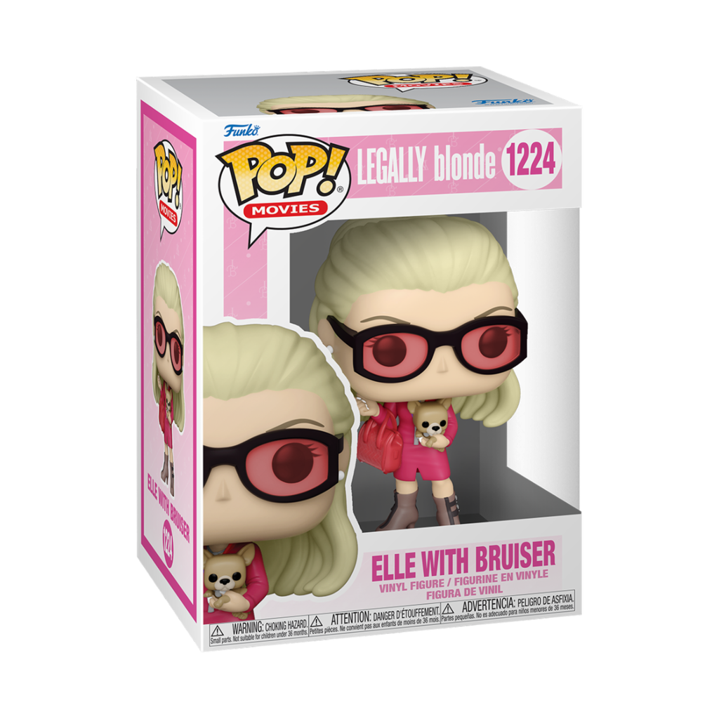 Funko Movies 1224 Elle with Dog Bruiser Legally Blonde