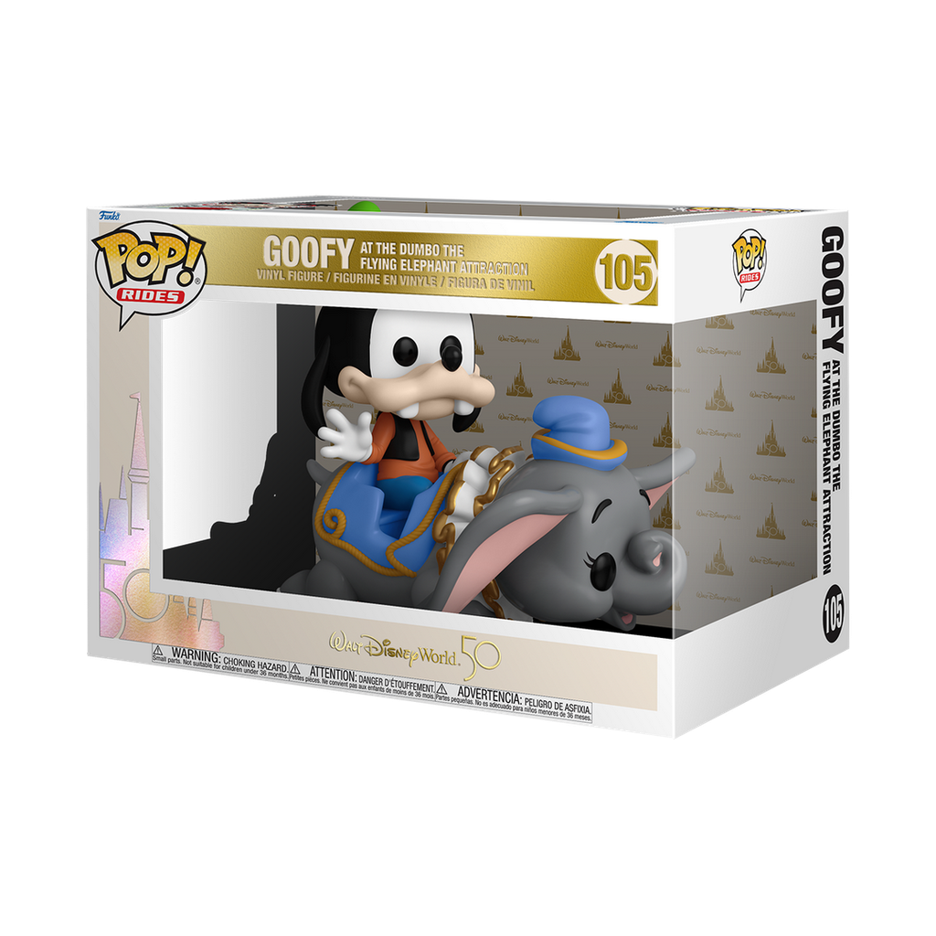 Funko Disney 0105 Dumbo with Goofy Walt Disney World 50th Anniversary Rides