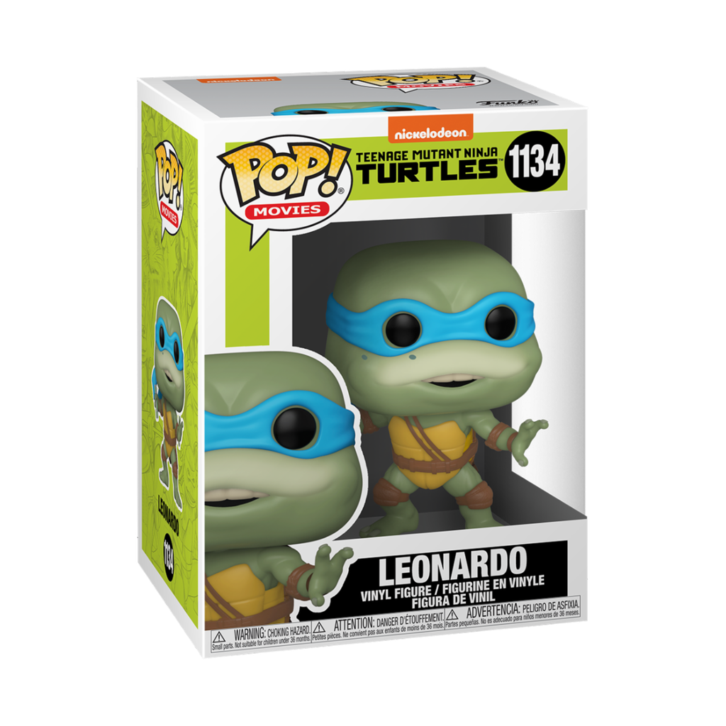 Funko Movies 1134 Leonardo TMNT Teenage Mutant Ninja Turtles Nickelodeon