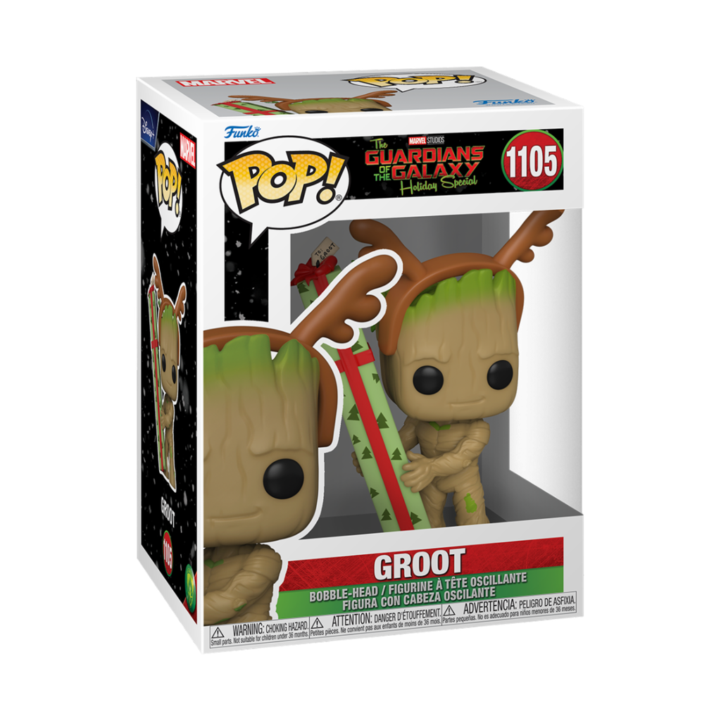 Funko Marvel 1105 Groot The Guardians of the Galaxy Holiday Special