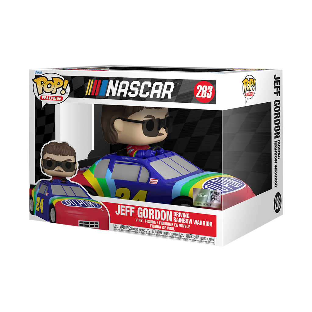 Funko Nascar 283 Jeff Gordon Rainbow Warrior Rides