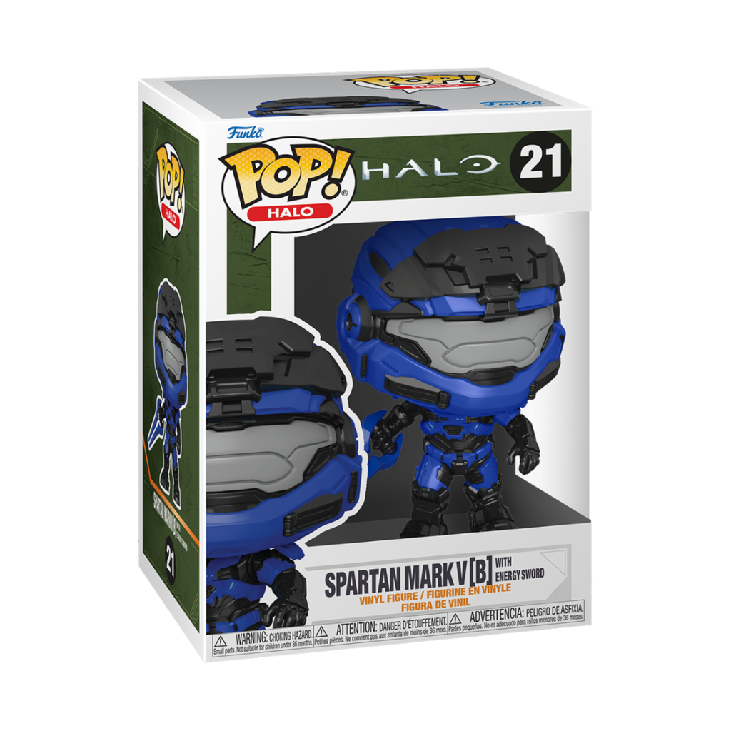 Funko Halo 21 Spartan Mark V B with Energy Sword Games