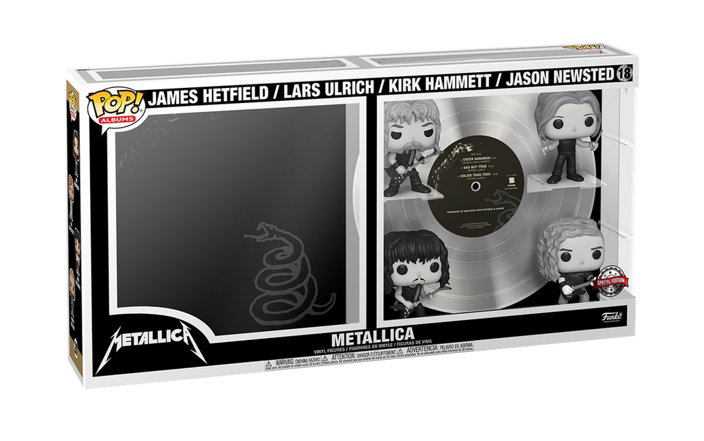 Funko Albums 018 Metallica  James Hetfield / Lars Ulrich / Kirk Hammett / Jason Newsted Special Edition