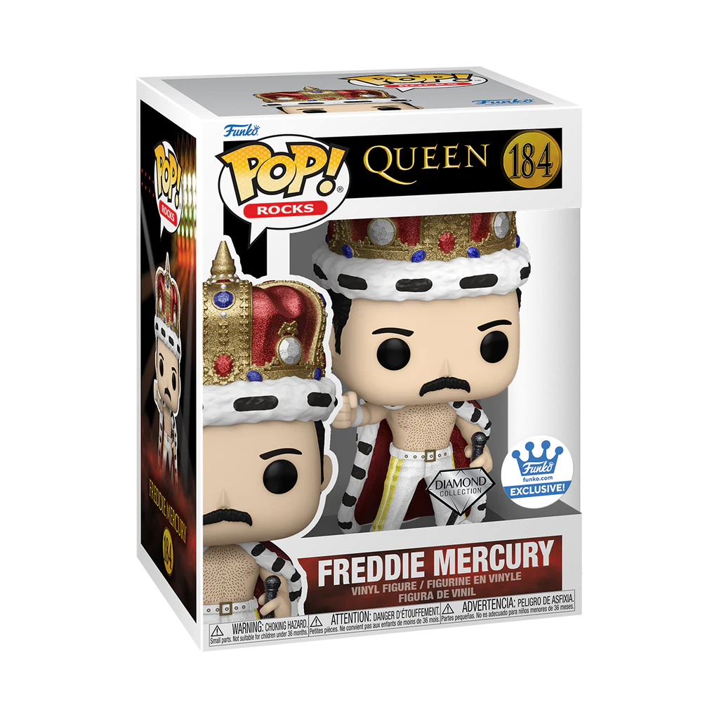 Funko Rocks 184 Freddie Mercury Funko Special Edition Diamond Collection Queen