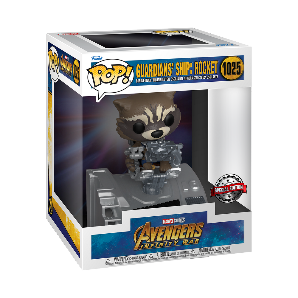 Funko Marvel 1025 Guardians' Ship Rocket Special Edition Avengers Infinity War