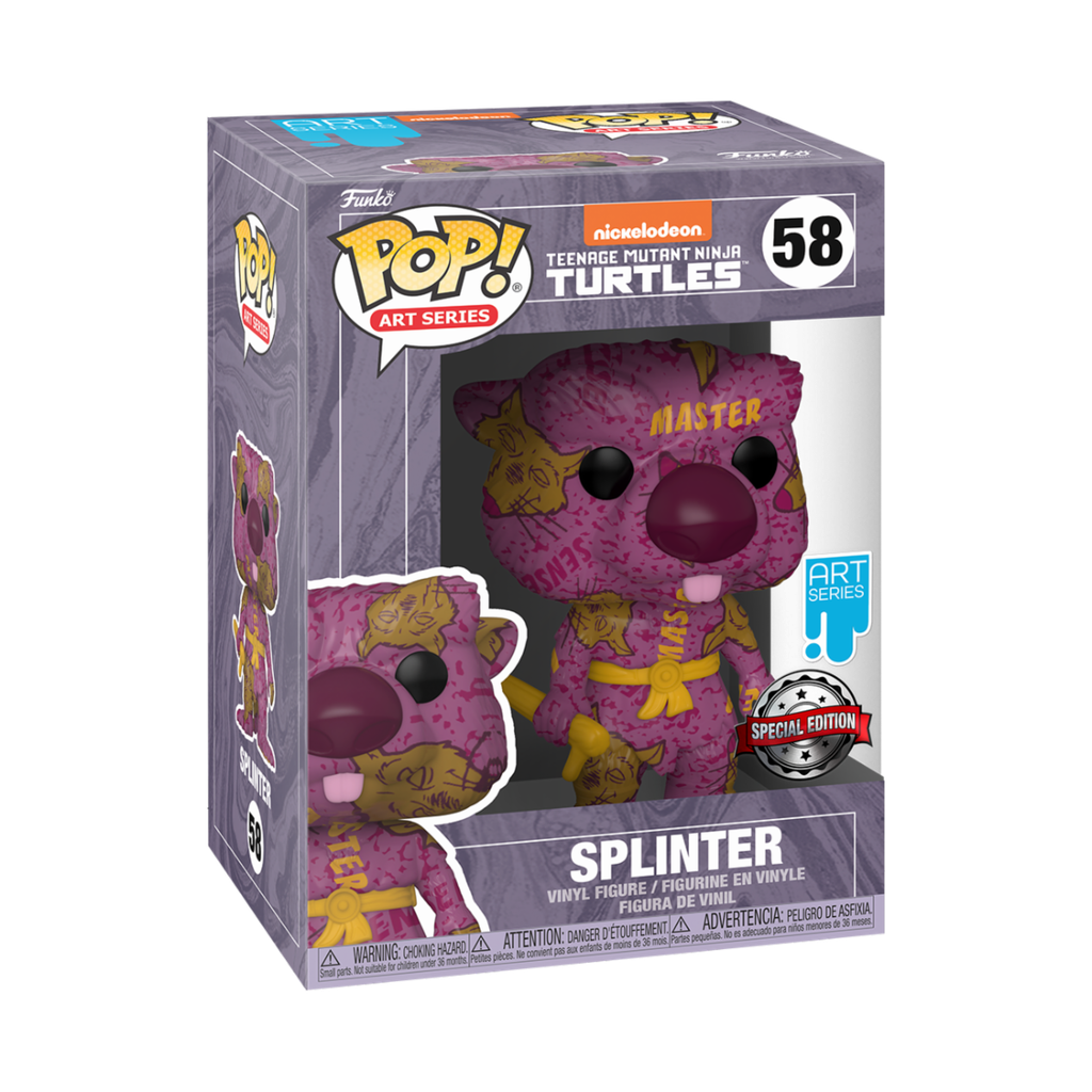 Funko Art Series 058 Splinter Special Edition TMNT Teenage Mutant Ninja Turtles Nickelodeon
