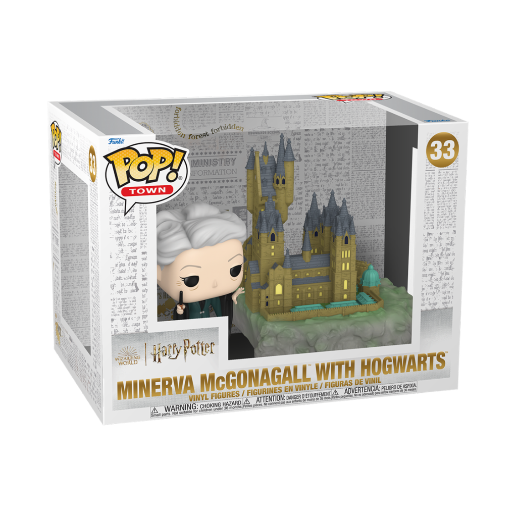 Funko Harry Potter 033 Minerva McGonagall with Hogwarts HP 20th Anniversary Wizarding World Rides