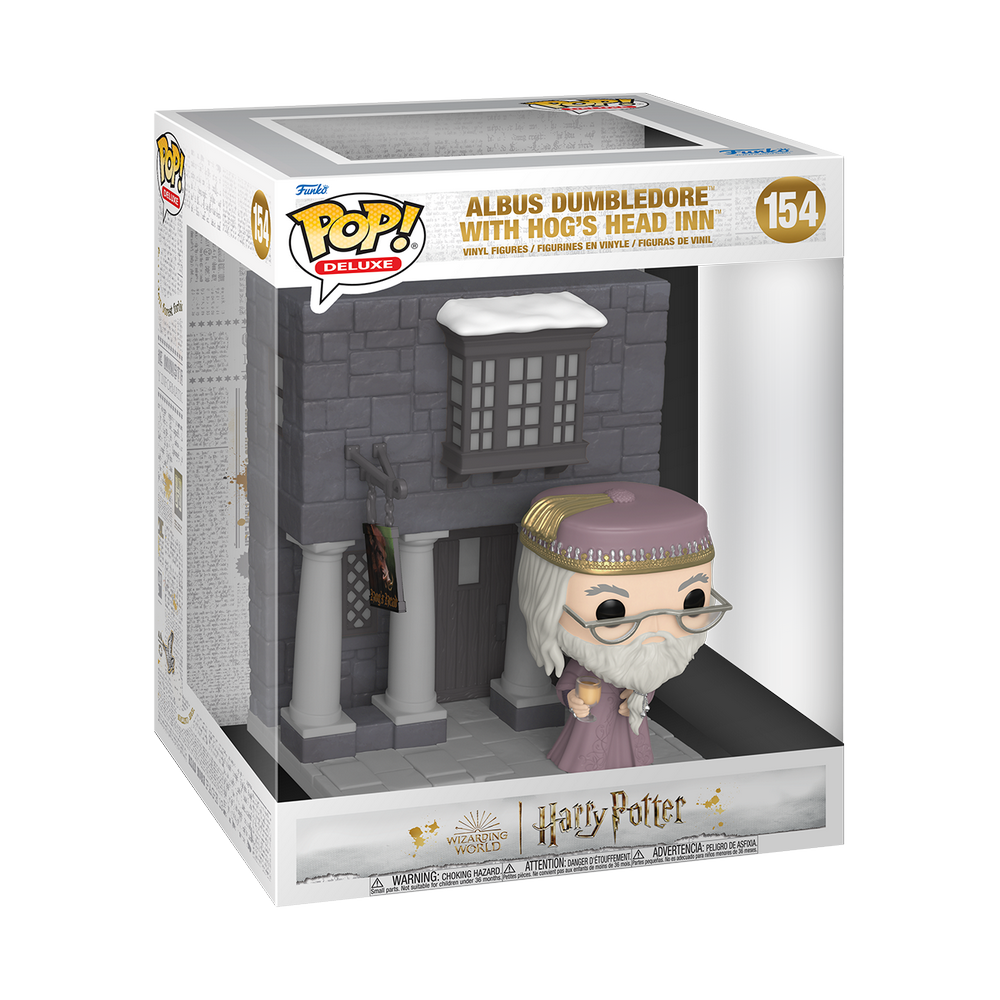 Funko Harry Potter 154 Albus Dumbledore with Hog's Head Inn Hogsmeade Deluxe HP Wizarding World