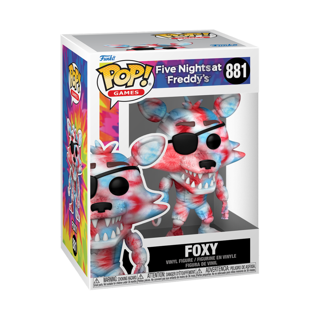 Funko Games 0881 Foxy FNAF TieDye Five Nights at Freddy's