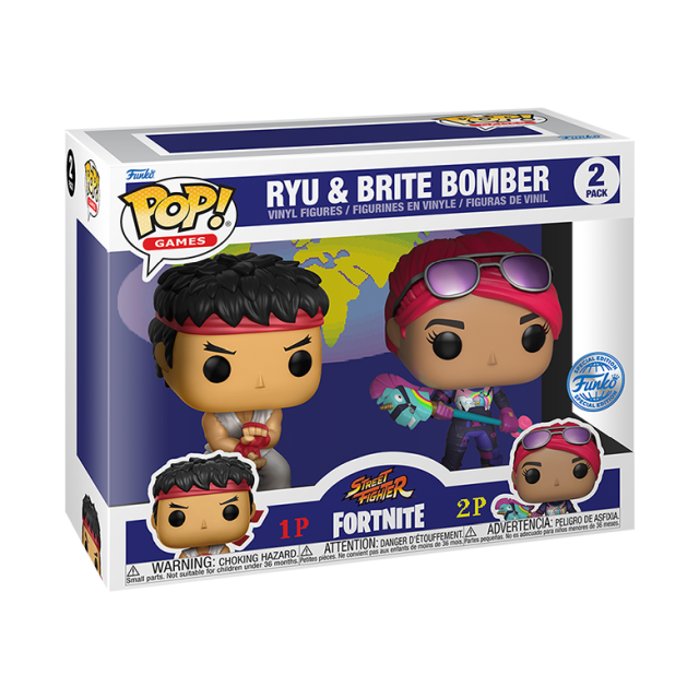 Funko Games 2pack Ryu & Brite Bomber Fortnite