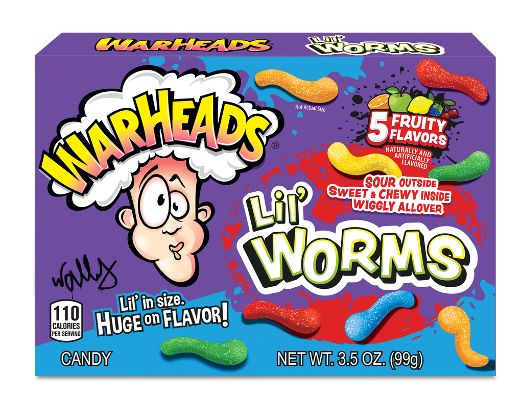Candy Warheads Lil' Worms 99gr