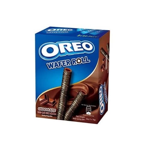 Cookies Oreo Wafer Roll Chocolate 54gr