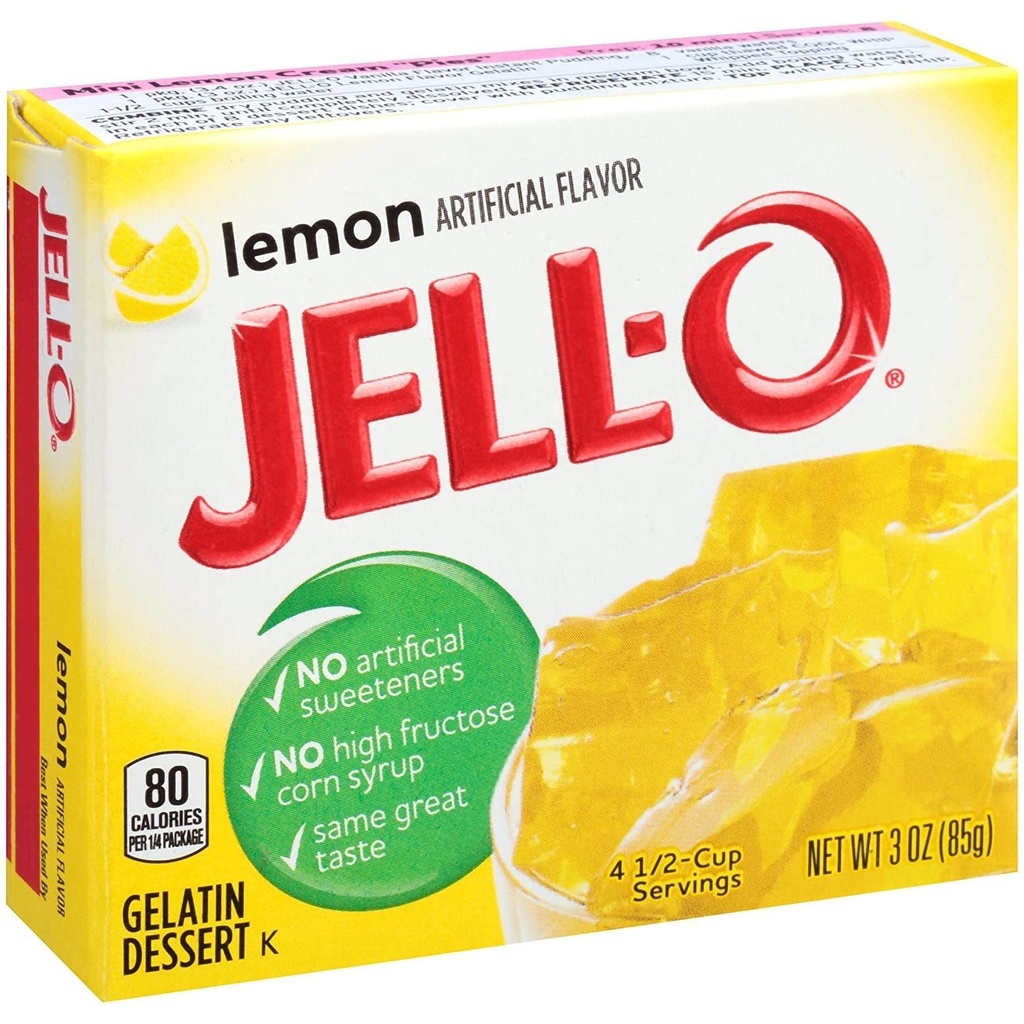 Pudding Jell-O Lemon