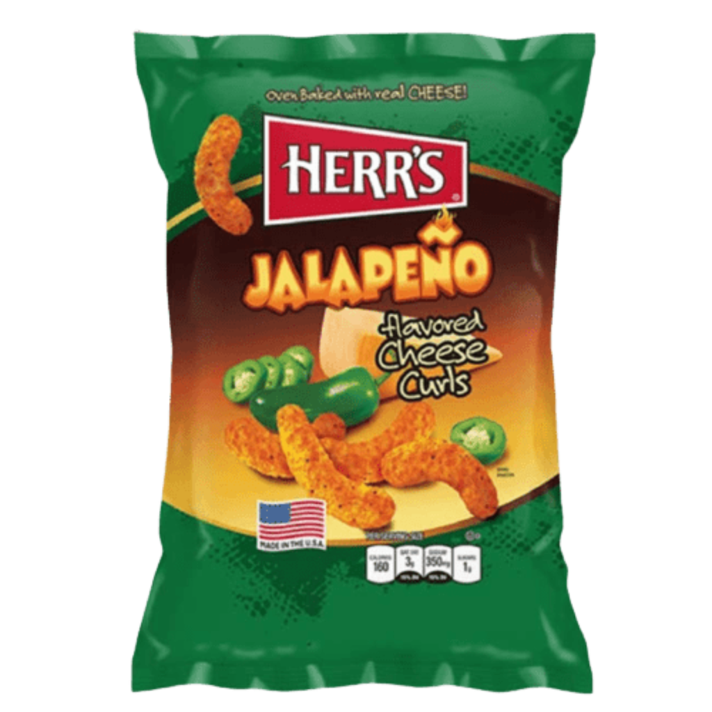 Chips Herr's Jalapeno Curls 184gr