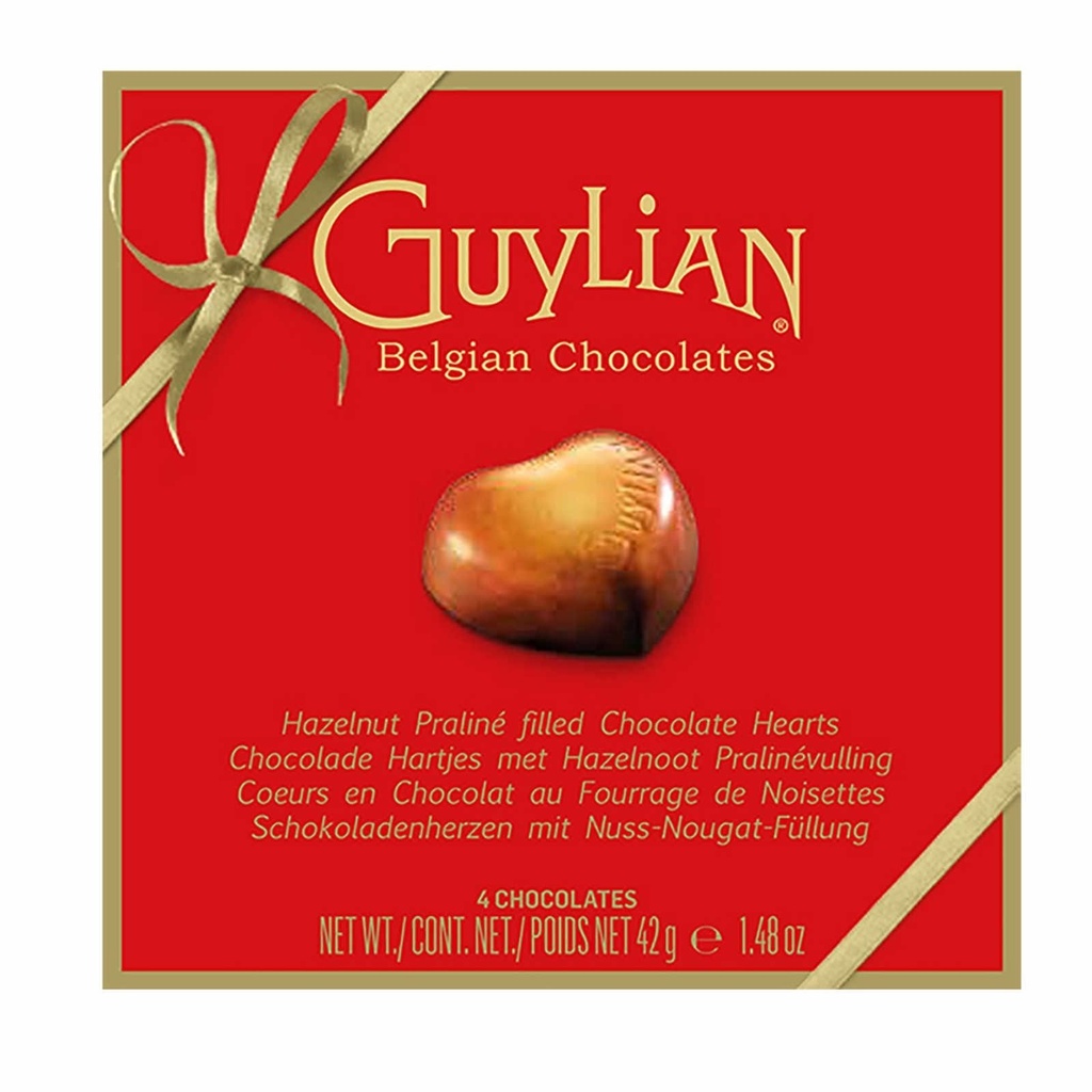 Chocolate Guylian Praline Hearts 42gr