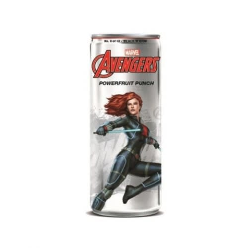Drink Avengers Powerfruit Punch Black Widow Soda