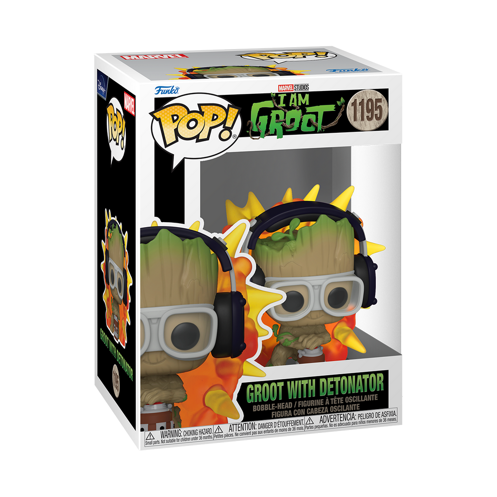 Funko Marvel 1195 Groot with Detonator I Am Groot