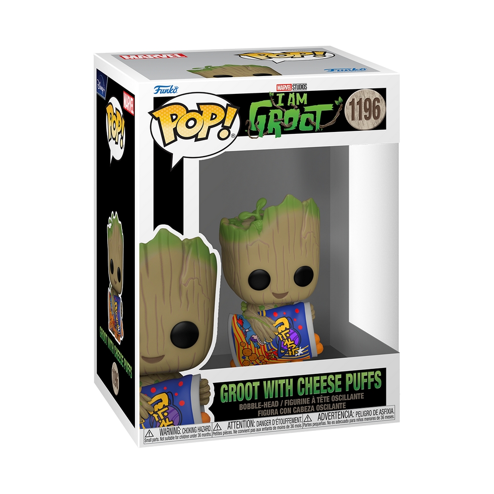 Funko Marvel 1196 Groot with Cheese Puffs I Am Groot