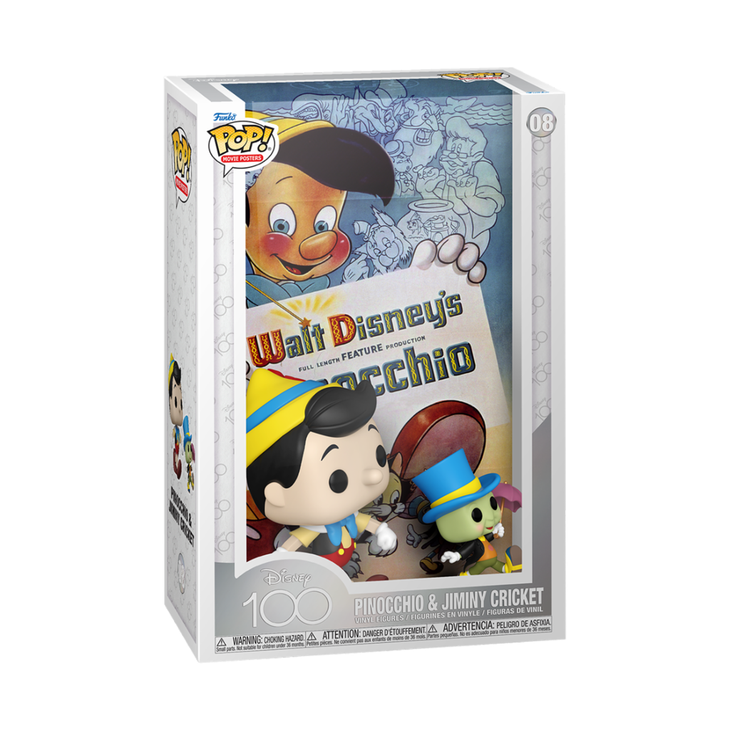 Funko Movie Posters 008 Pinocchio & Jiminy Cricket Pinocchio Disney 100th Anniversary