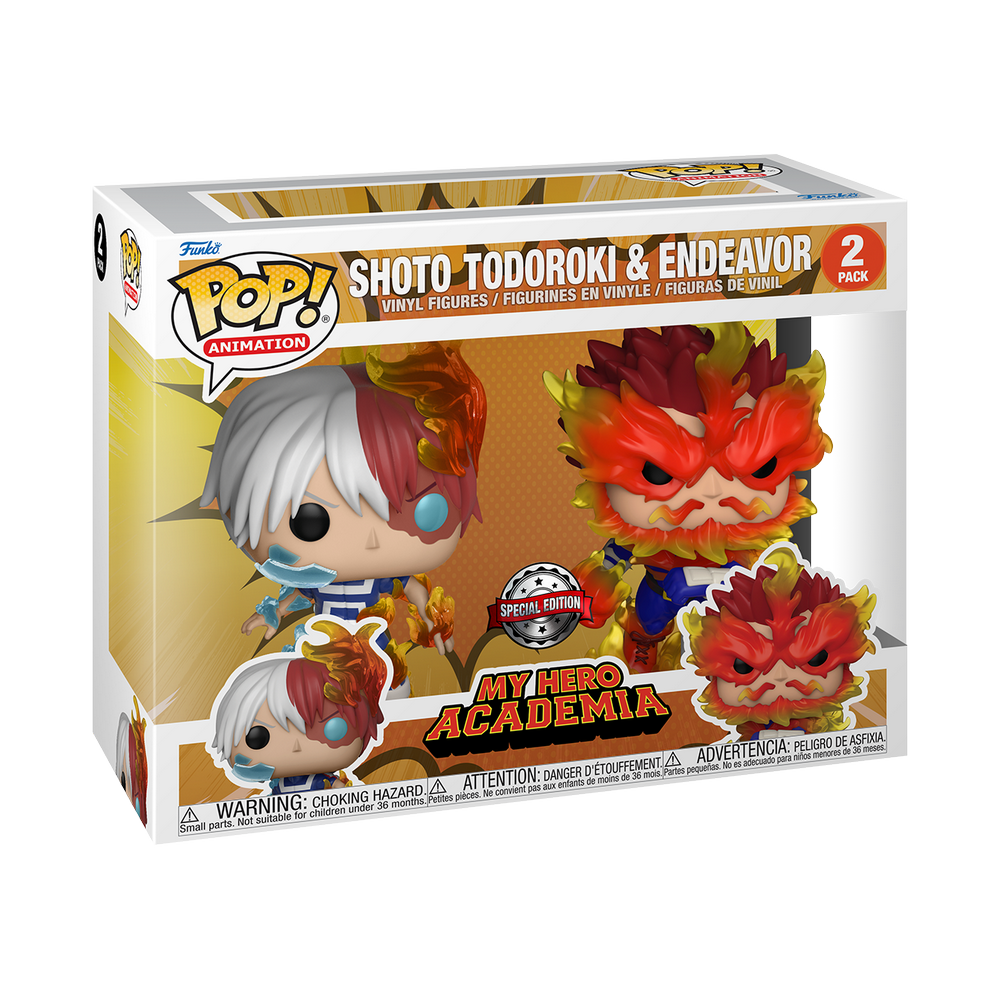 Funko Animation 2pack Shoto Todoroki & Endeavor MHA My Hero Academia Special Edition