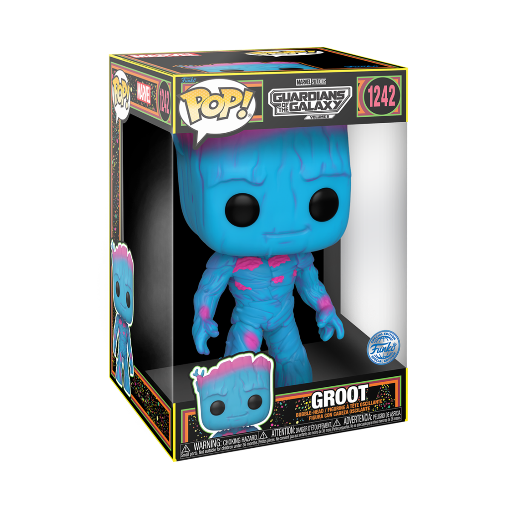 Funko Marvel 1242 Groot BlackLight GotG Guardians of the Galaxy Funko Special Edition