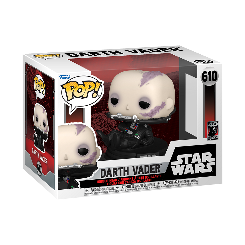 Funko Star Wars 0610 Darth Vader Unmasked Return of the Jedi 40th Anniversary