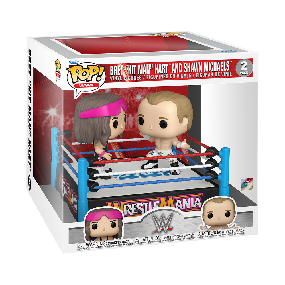 Funko WWE 2pack Bret Hit Man Hart and Shawn Michaels S17 World Wrestling Entertainment