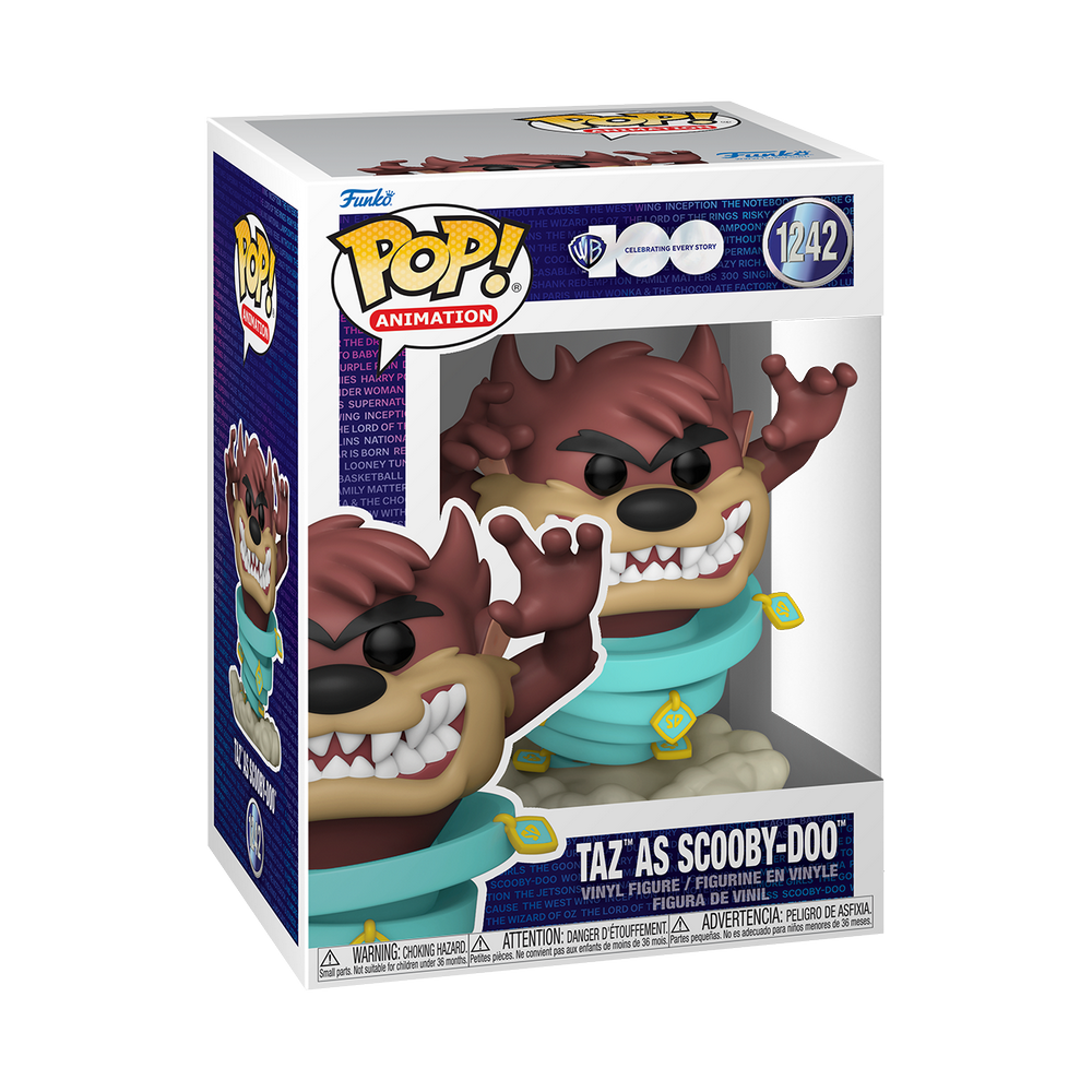 Funko Animation 1242 Taz as Scooby-Doo WB Warner Bros 100th Looney Tunes & Scooby Doo Mash-Ups