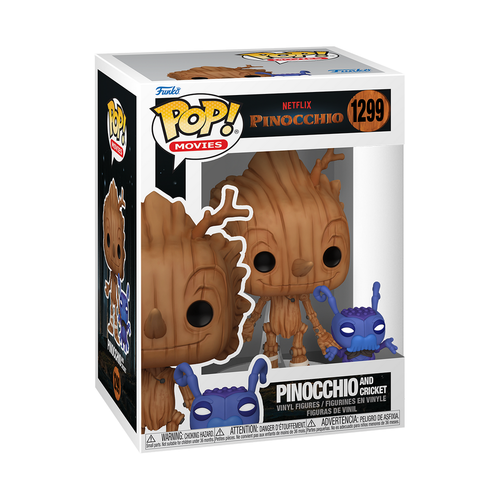 Funko Movies 1299 Pinocchio and Cricket Netflix