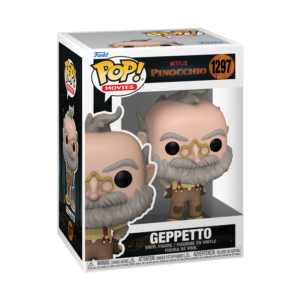 Funko Movies 1297 Gepetto Pinocchio Netflix