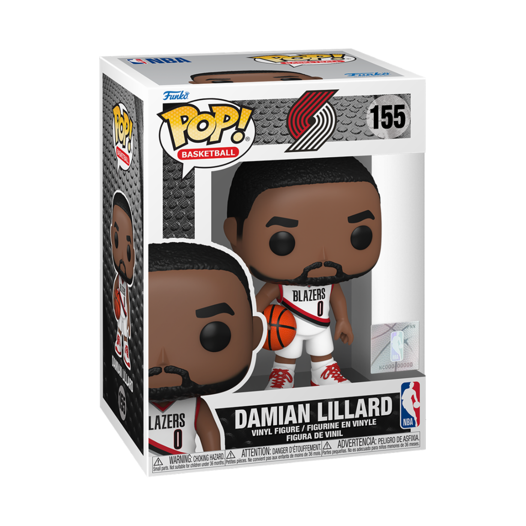 Funko Basketball 155 Damian Lillard Trailblazers NBA National Basketball Association S12