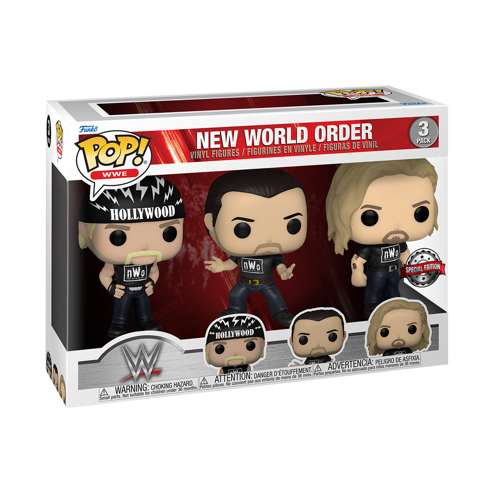Funko WWE 3pack New World Order Special Edition World Wrestling Entertainment