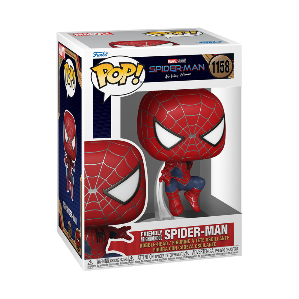 Funko Marvel 1158 Friendly Neighborhood Spider-Man Leaping Spider-Man No Way Home