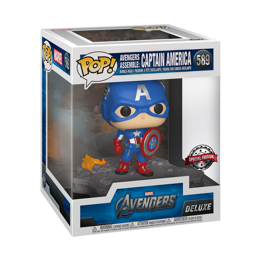 Funko Marvel 0589 Captain America Avengers Assemble Deluxe Special Edition