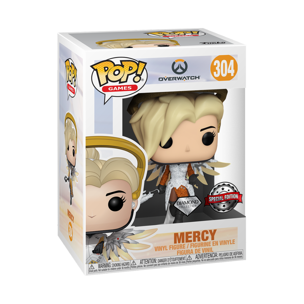 Funko Games 0304 Mercy Blizzard 30th Overwatch Diamond Collection Special Edition