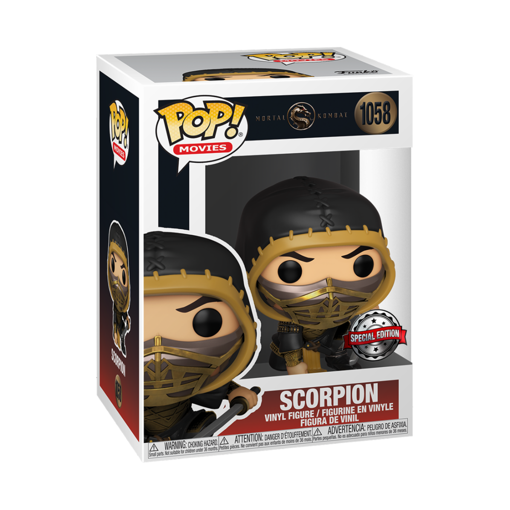 Funko Movies 1058 Scorpion Action Pose Mortal Combat Special Edition