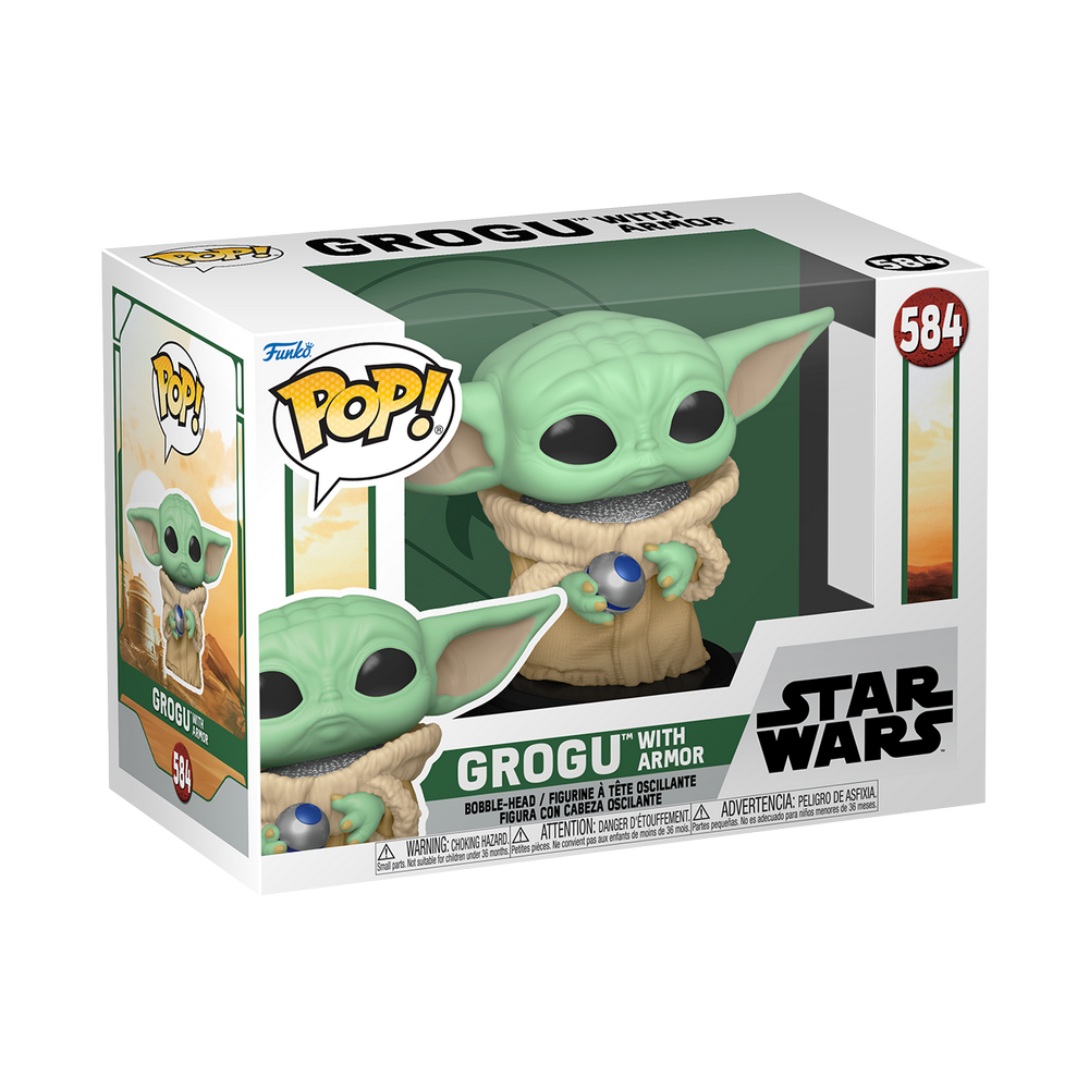Funko Star Wars 0584 Grogu with Armor BoBF Book of Boba Fett S2