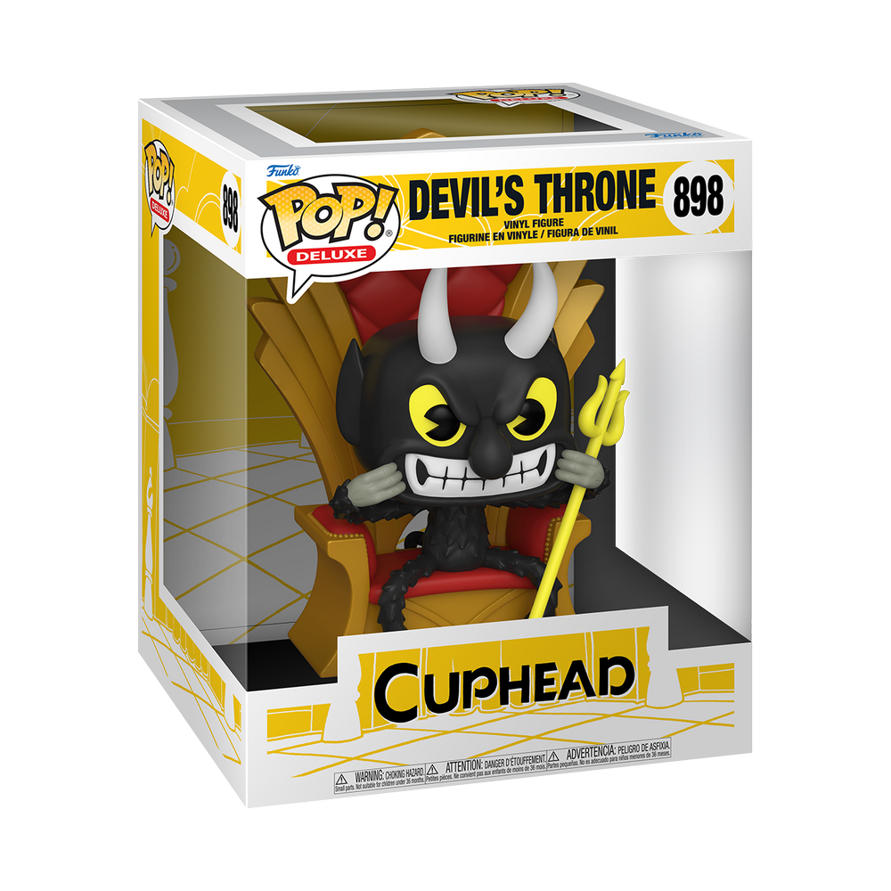Funko Games 0898 Devil in Chair Devil's Throne Deluxe Cuphead S3