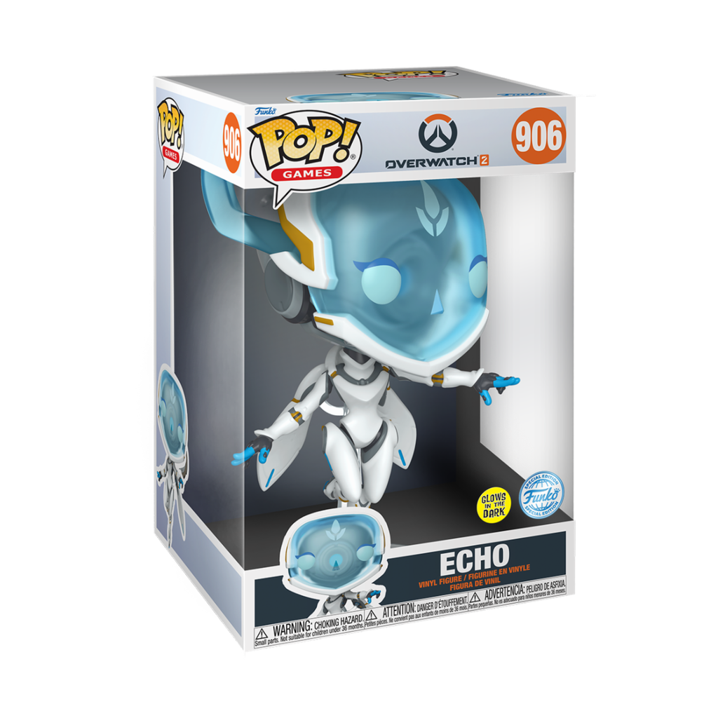 Funko Games 0906 Echo 10" Jumbo Overwatch 2 GitD Glow in the Dark Funko Special Edition