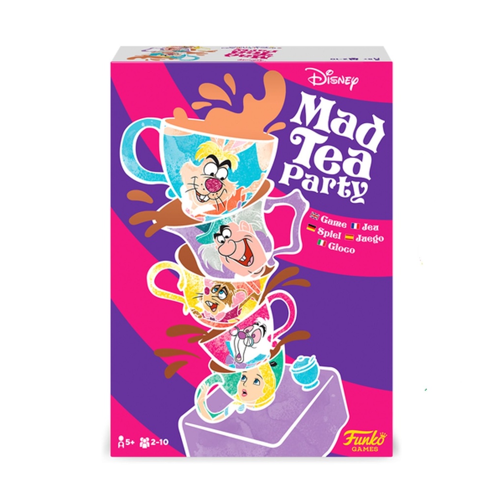 Funko Disney Games Mad Tea Party Alice in Wonderland EN/FR/DE/SP/IT