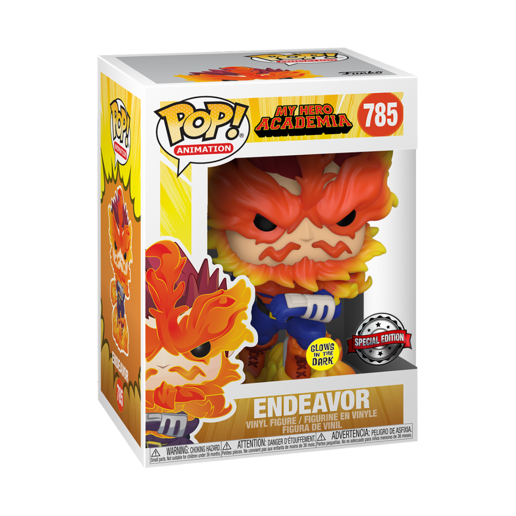 Funko Animation 0785 Endeavor Glow in the Dark Limited Edition MHA My Hero Academia