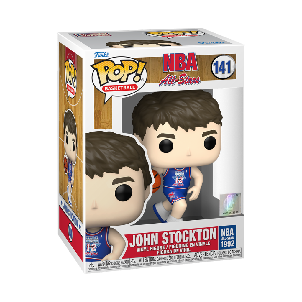 Funko Basketball 141 John Stockton NBA All-Stars National Basketball Association