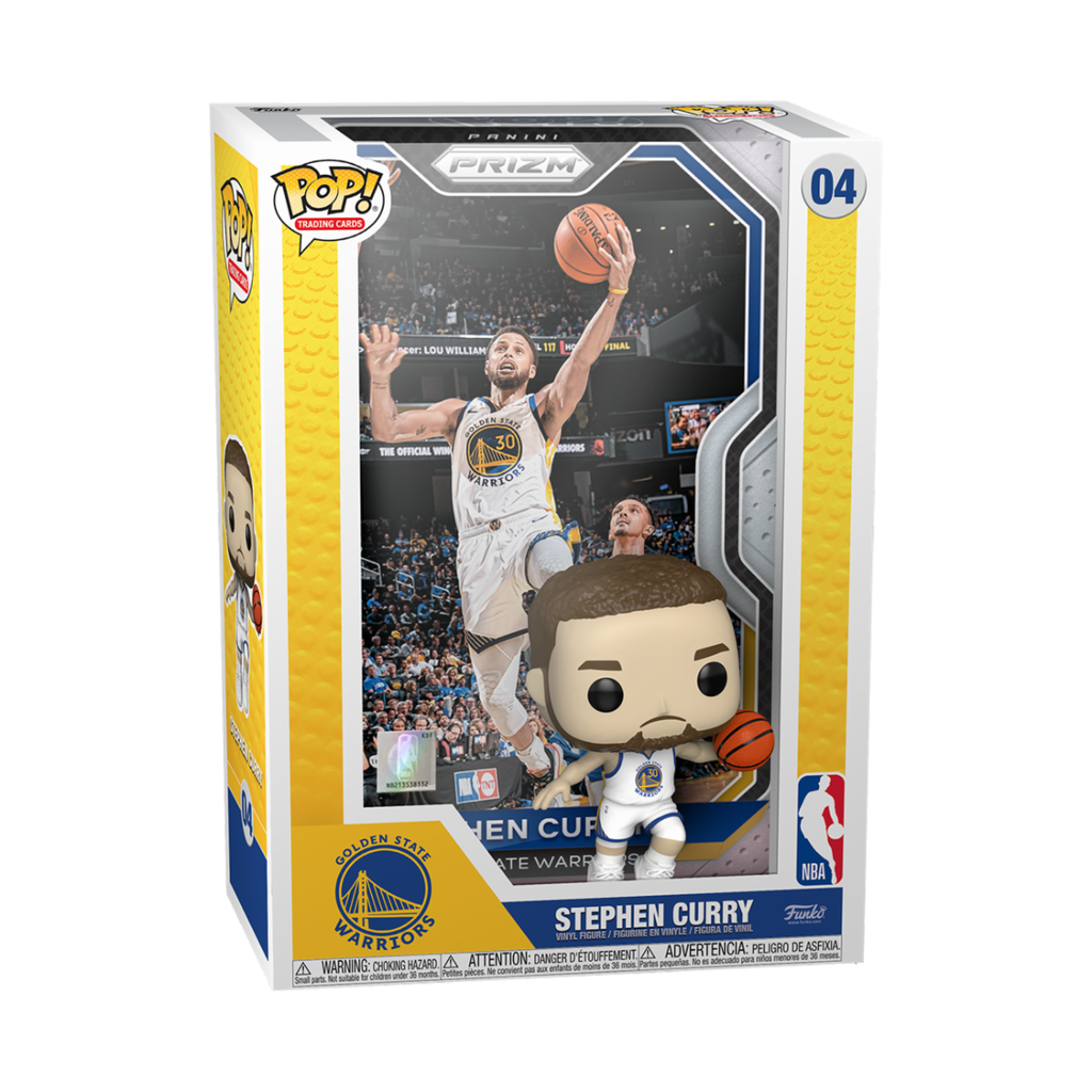 Funko Trading Cards 04 Stephen Curry Golden State Warriors NBA National Basketball Association
