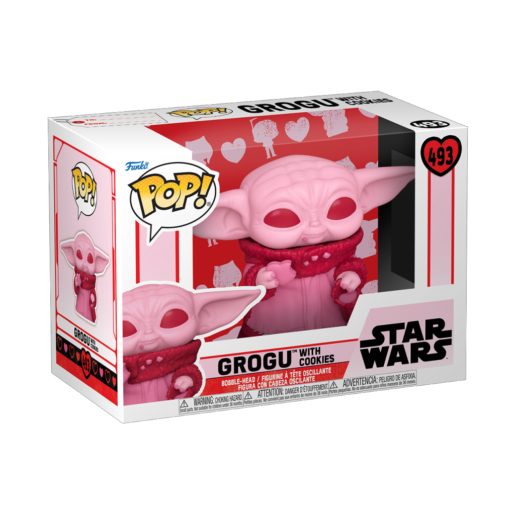 Funko Star Wars 0493 Grogu with Cookies Valentines