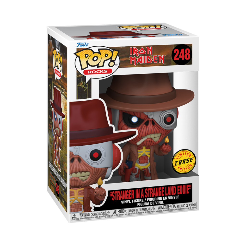 Funko Rocks 248 Somewhere in Time Eddie Stranger in a Strange Land Eddie Chase Limited Edition Iron Maiden