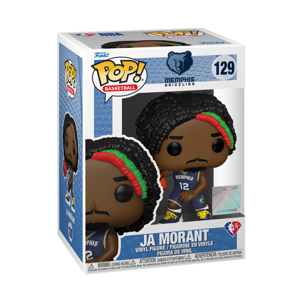 Funko Basketball 129 Ja Morant Memphis Grizzlies NBA National Basketball Association