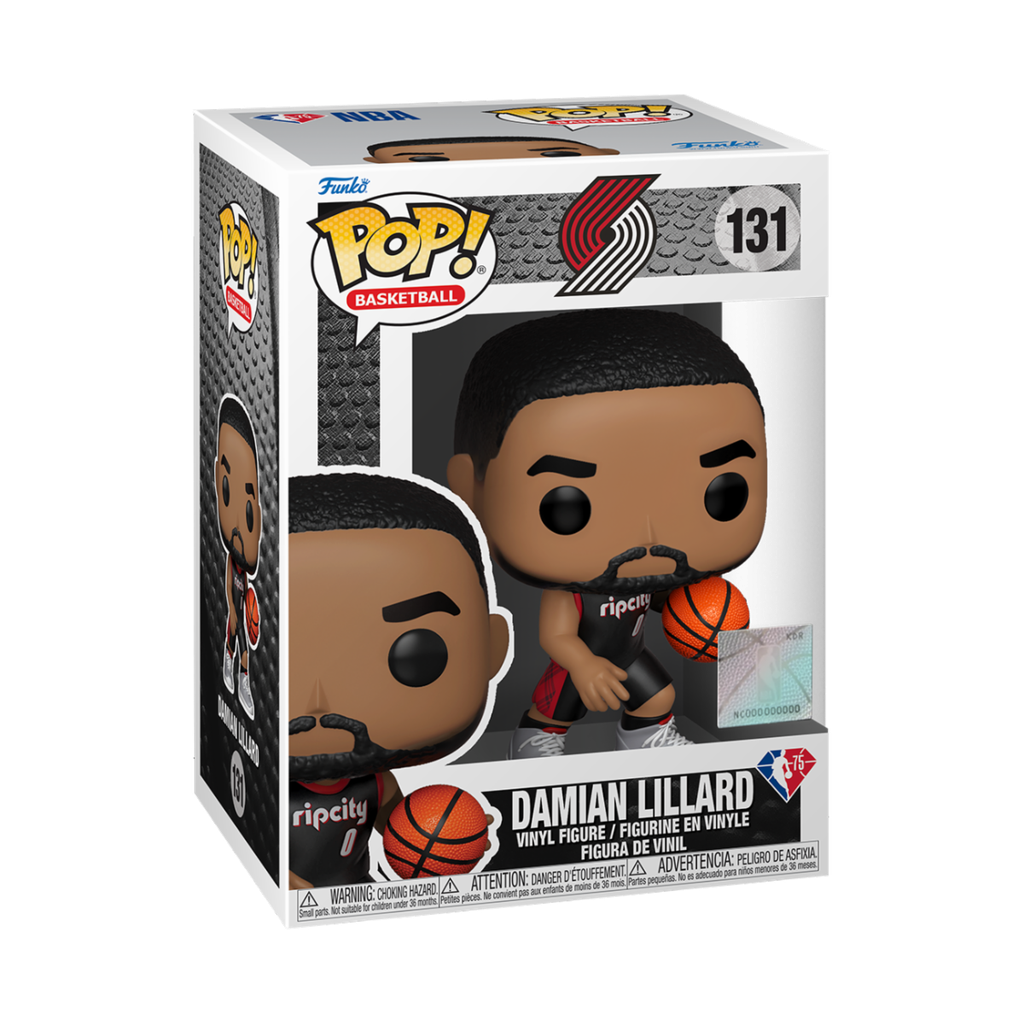 Funko Basketball 131 Damian Lillard Portland Trail Blazers NBA National Basketball Association