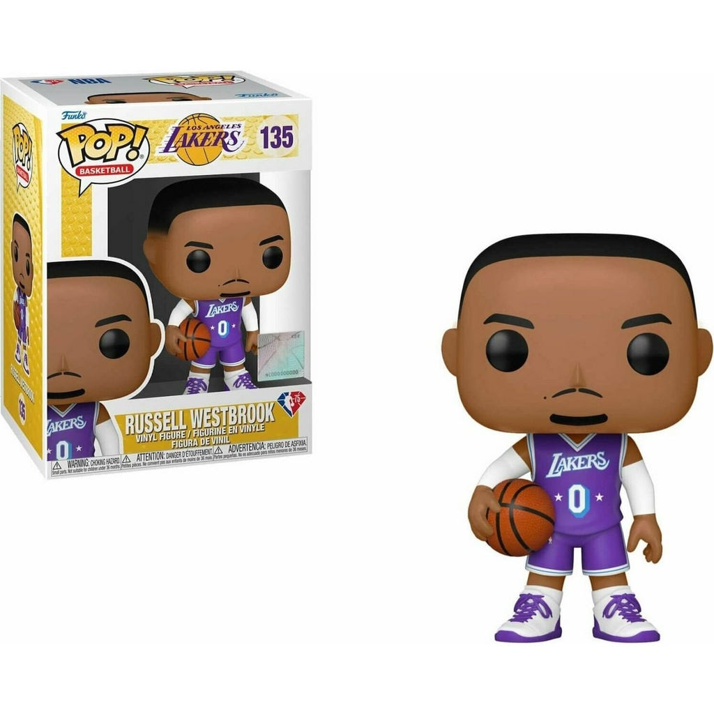 Funko Basketball 135 Russell Westbrook Los Angeles Lakers NBA National Basketball Association